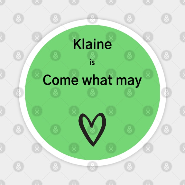 Glee/Klaine Magnet by Said with wit